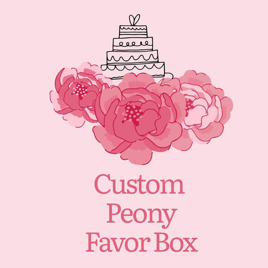 Wedding Favors ( Set of 50 or 100 Peonies )